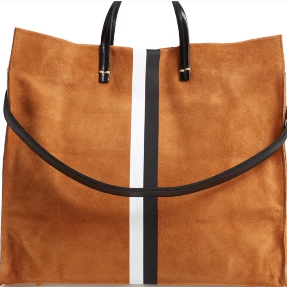 CLARE V. Simple stripe tote